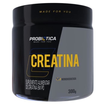 Creatina Pura Monohidratada Pote 300g - Probiótica - Creatina - Magazine