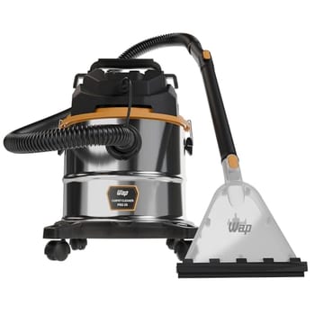 WAP Extratora e Aspirador Barril Carpet Cleaner Pro 25 1700W 2250mmH20 Com 8m de Alcance e Acabamento em Inox (127, Volts)