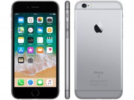 iPhone 6s Apple 32GB Cinza Espacial 4G Tela 4.7” - Retina Câm. 12MP + Selfie 5MP iOS 11 Proc. A9 - Magazine Ofertaesperta
