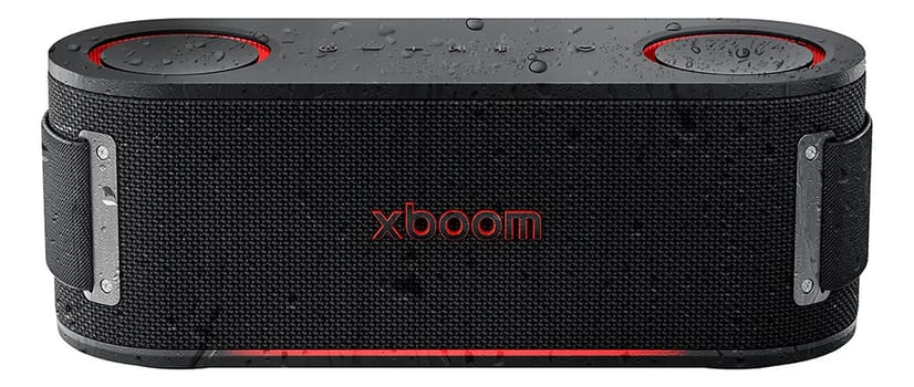Caixa de Som LG XBOOM Bounce, Bateria recarregável, IP67, até 30h de reprodução, Bluetooth 5.3, luzes multicolor e resistência militar - BOUNCE