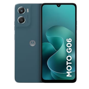 Smartphone Motorola Moto g06-128GB 12GB (4GB RAM + 8GB Ram Boost) e Camera 50MP com AI Bateria de 5200 mAh Tela 6.9" - Azul Marinho