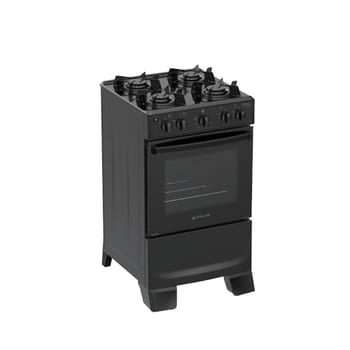 Fogão 4 Bocas Atlas Mônaco Lustro com Mesa de Aço Bivolt
