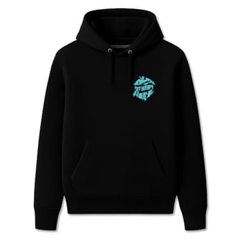 Get Weird Moletom com capuz borboleta, estilo urbano, masculino, feminino, unissex, mistura de algodão, preto, 2GG