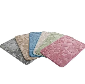Kit 2 Tapetes Banheiro Soft 40x60 Antiderrapante Viena