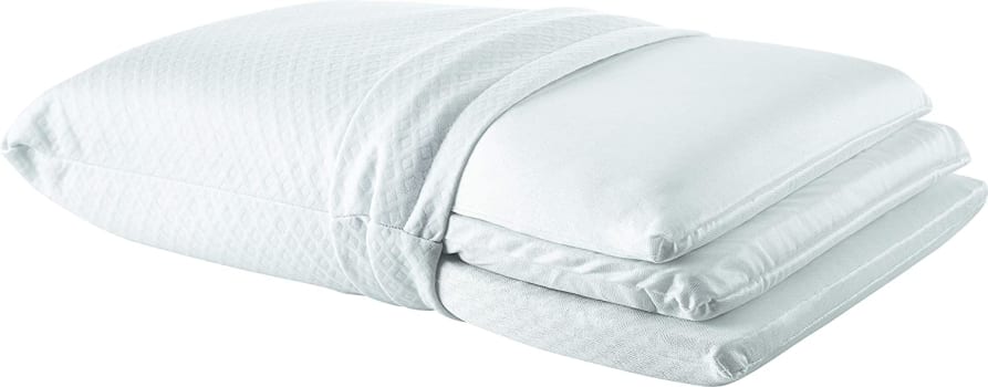 Travesseiro Regulável Visco NASA, Espuma Massageadora e Látex, Personal Sleep, 50x70 cm, Fibrasca