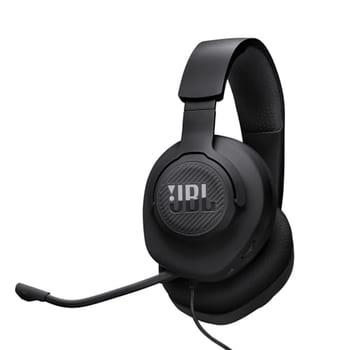 JBL, Fone de Ouvido Com Fio, Quantum 100M2, Headset Gamer, Over Ear, Microfone Removível - Preto