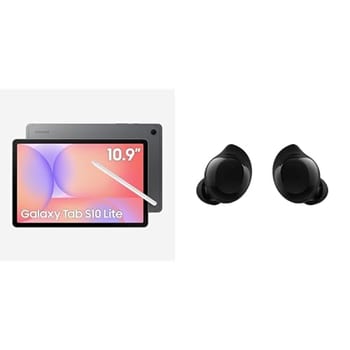 Galaxy Tab S10 Lite, 128GB, Tela 10.9", 5G, Cinza + Samsung Galaxy Buds Core, Fone de Ouvido, sem fio, cancelamento de ruído, interprete inteligente