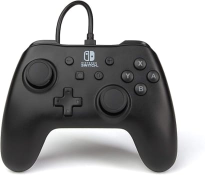 Controle P/ Nsw Powera 1511370-01 com fio, - Nintendo Switch, Black Matte