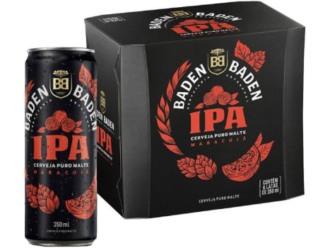 Cerveja Baden Baden American IPA Ale 6 Unidades - Lata 350ml - Cerveja - Magazine