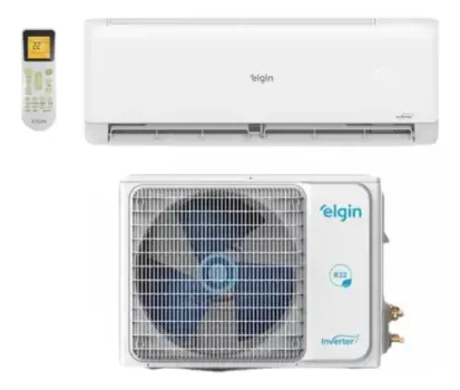 Ar Condicionado Hw Eco 2 Inverter Connect Elgin 18000 BTU Frio, Gás R32, Modelo HJFE18C2CB, 1750W, 220V (Branco)