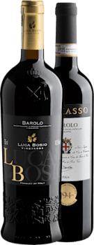 Kit 2 Barolos | 1 Luca Bosio + 1 Miliasso por R$234,90 cada garrafa