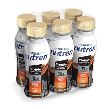 Bebida Láctea Nutren Protein 15g de proteínas Chocolate 260ml - 6 unidades