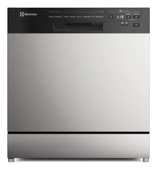 Lava-Louça Electrolux 8 Serviços Inox com Programa Lava & Seca 50 minutos LS08E Display Digital