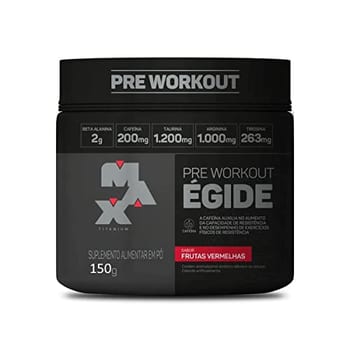 Max Titanium Égide Pre-Workout (150G) Frutas Vermelhas