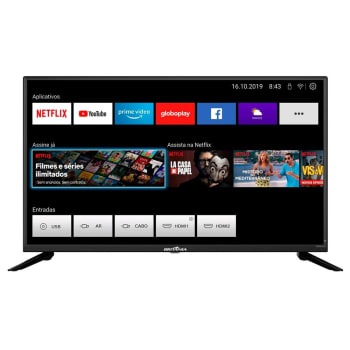 Smart TV Britânia 39´ LED HD, 2x HDMI, com WiFi, Netflix e Loja de Aplicativos, Preto - BTV39G60N5CH (99393044)