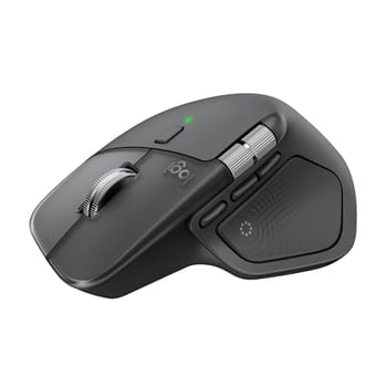 Mouse sem fio Logitech MX Master 4 com o Desempenho avançado e a Sensação tátil do Haptic feedback, Design ergonômico, Rolagem ultra rápida, Conexão