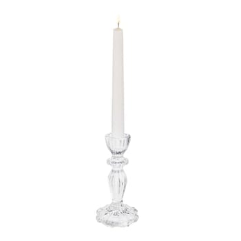 WOLFF - Castiçal Vidro Argos 8x16cm