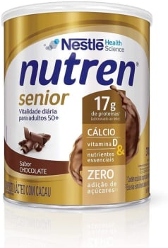 2 Unidades Suplemento Alimentar Nutren Senior Chocolate 370g