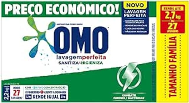 Omo Lavagem Perfeita Sanitiza & Higieniza 2.2Kg