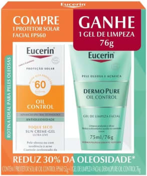 Eucerin Promopack Sun Oil Control Fps 60 + Dermopure 75Ml