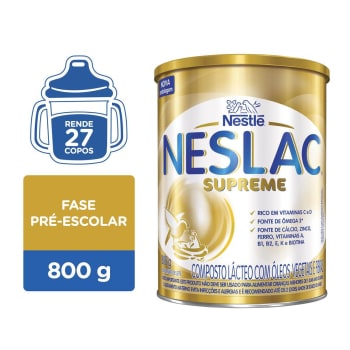  Leve 6 e pague 4 - Leite Nestlé Neslac Supreme Lata 800g