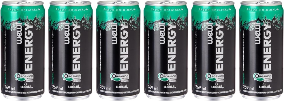 Wewy Energy Lata 269ml Pacote Com 6 Unidades