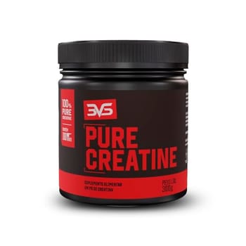 Creatina Monohidratada Pura Micronizada 300g 3VS Nutrition · 100% Pureza · Sem Sabor · 100 doses