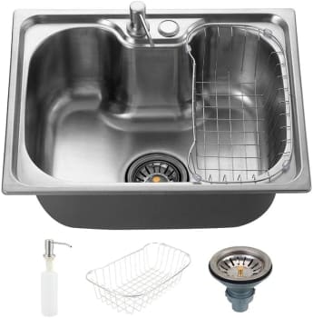 Cuba para Cozinha Gourmet Pingoo.Casa Pia Aço Inox com Acessórios Nawa 50x40 cm