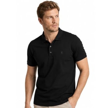 Camisa Polo Masculina Piquet Polo Wear Preto