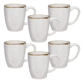 Conjunto De 6 Canecas Ryo Maresia 260ml Oxford