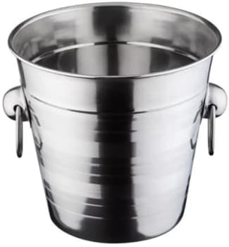 Balde Para Gelo E Bebidas Em Aço Inox - 1 Litro