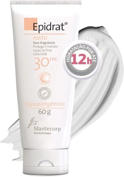 Hidratante Facial Rosto FPS 30, 60g, Epidrat, Mantecorp Skincare