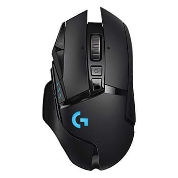 Mouse Gamer Sem Fio Logitech G502 LIGHTSPEED com Tecnologia RGB LIGHTSYNC, Ajustes de Peso, 11 Botões Programáveis, Sensor HERO 25K e Bateria