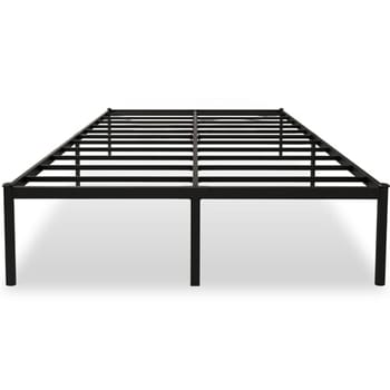 Cama Queen 158x198cm, Estrutura Metálica Preta