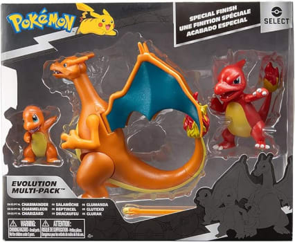 Sunny Brinquedos Pkw - Charmander - Charmeleon - Charizard Modelo: 2