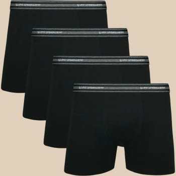 Kit 4 Cuecas Lupo Boxer Algodão Box Confortável Original
