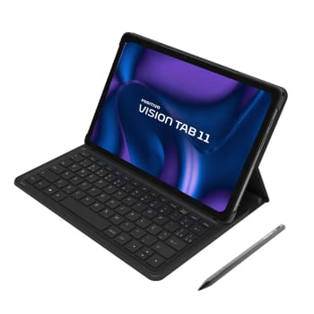 Tablet Positivo Vision TAB 11 de 128 GB e 4 GB RAM Com Capa, Teclado e Caneta Para Android 16