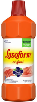 10 Unidades de Desinfetante Lysoform Bruto Original 1L cada