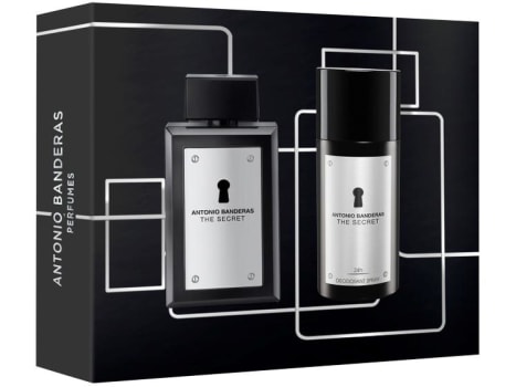 Kit Perfume Antonio Banderas The Secret - Masculino Eau de Toilette 100ml com Desodorante - Kit de Perfume - Magazine OfertaespertaLogo LuLogo Magalu