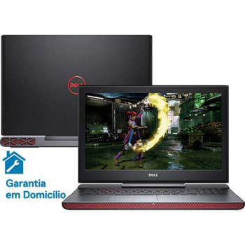 Notebook Dell Inspiron 15 Gaming i15-7567-A20P Intel Core i7 8GB (GeForce GTX 1050TI com 4GB) 1TB Tela 15,6" TN Full HD Windows 10 - Preto (Cód. 132204662)