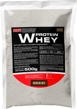 Whey Protein, Bodybuilders, Chocolate, 500g