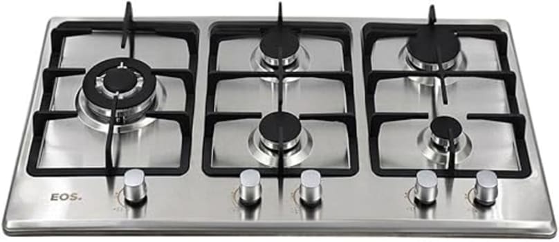 Cooktop a Gás 05 Bocas Eos Inox 90cm Ecg05ib Bivolt