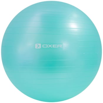  Bola de Pilates Suiça Oxer Gym Ball com Bomba de Ar - 55cm 