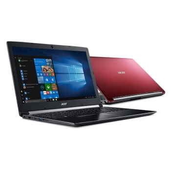 Notebook Acer Aspire 5, AMD A12-9720P, 8GB, 1TB, AMD Radeon RX 540 2GB, Windows 10, 15.6´, Vermelho - A515-41G-1480