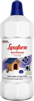 Lysoform Suave Odor Desinfetante Líquido Ideal para Pets Limpeza Pesada e Eficiente 1l