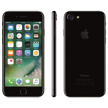 IPhone 7 Apple 128GB, Tela Retina HD de 4,7”, 3D Touch, iOS 10, Touch ID, Câm.12MP, Resistente à Água e Sistema de Alto-falantes – Preto Brilhante