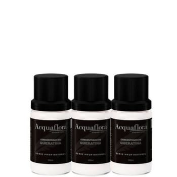 Acquaflora Concentrado De Queratina - Ampola De Tratamento 3x20ml