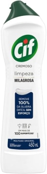 Cif Cremoso Limpeza Milagrosa Remove 100% Da Sujeira 450 Ml