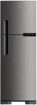 Geladeira Frost Free Brastemp Duplex 375L Cor Inox BRM44HK 127V