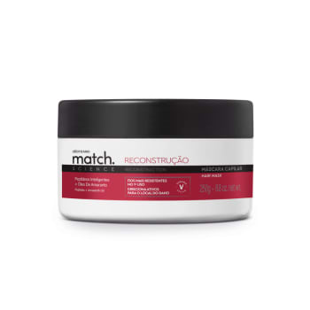 Máscara Capilar Match Science Reconstrução 250g - O Boticário